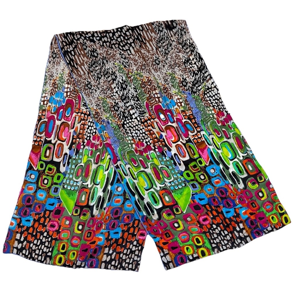 Silk Abstract Scarf